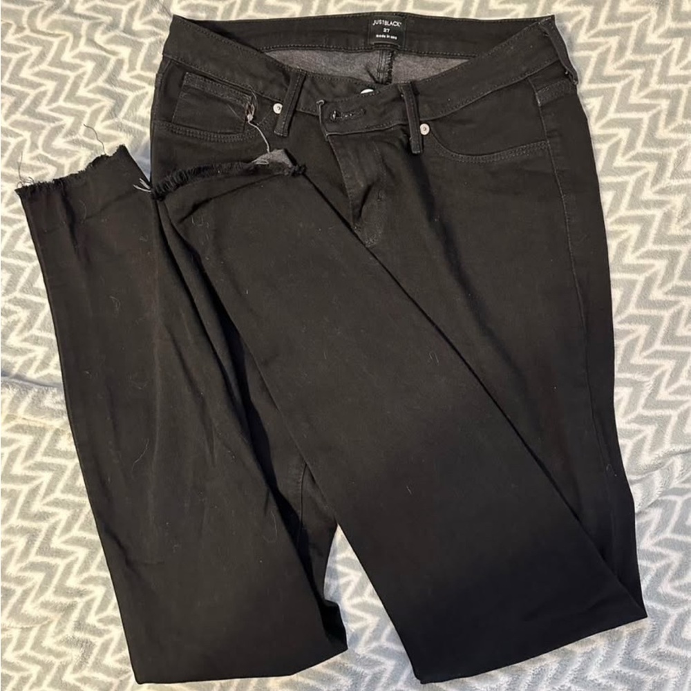 Just Black skinny jeans size 27